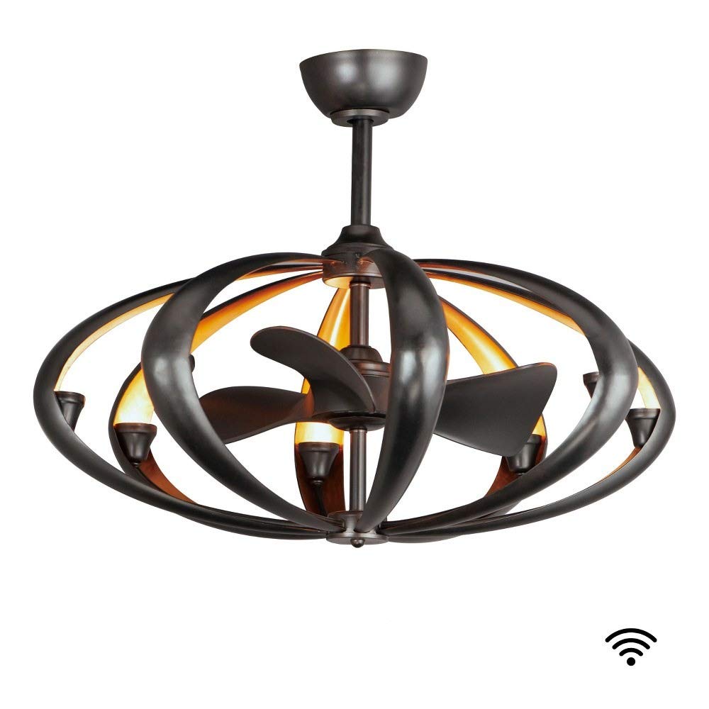 Ambience 48W 8 Led Wifi Enabled Fandelight In Modern Style
