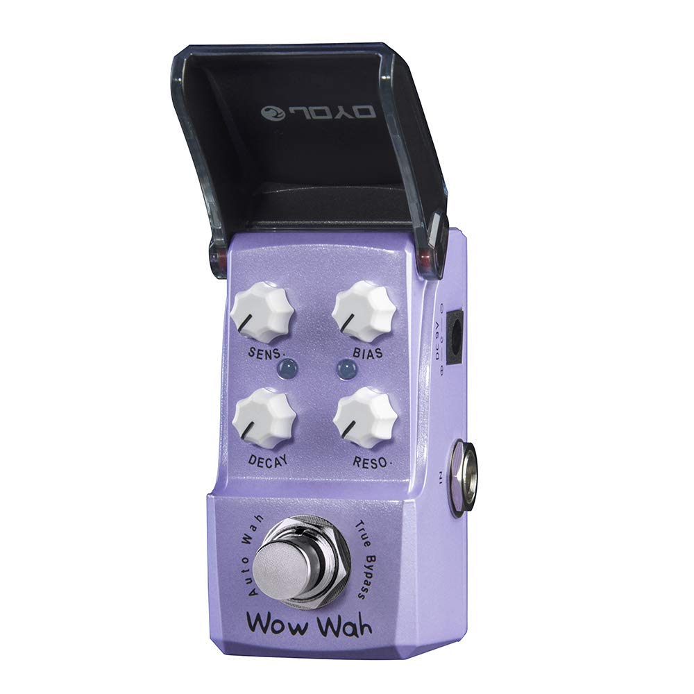 JOYO Auto Wah Mini Pedal for Electric Guitar Effect - True Bypass Ironman Series (Wow Wah JF-322)