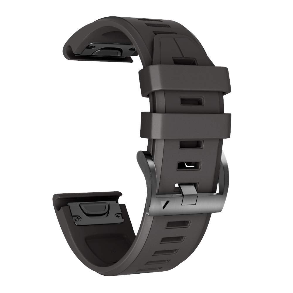 Notocity Compatible With Fenix 5 Plus Watch Band Replacement Silicone Watch Strap For Fenix 5/Fenix 6/Fenix 6 Pro/Fenix 7/Foreru