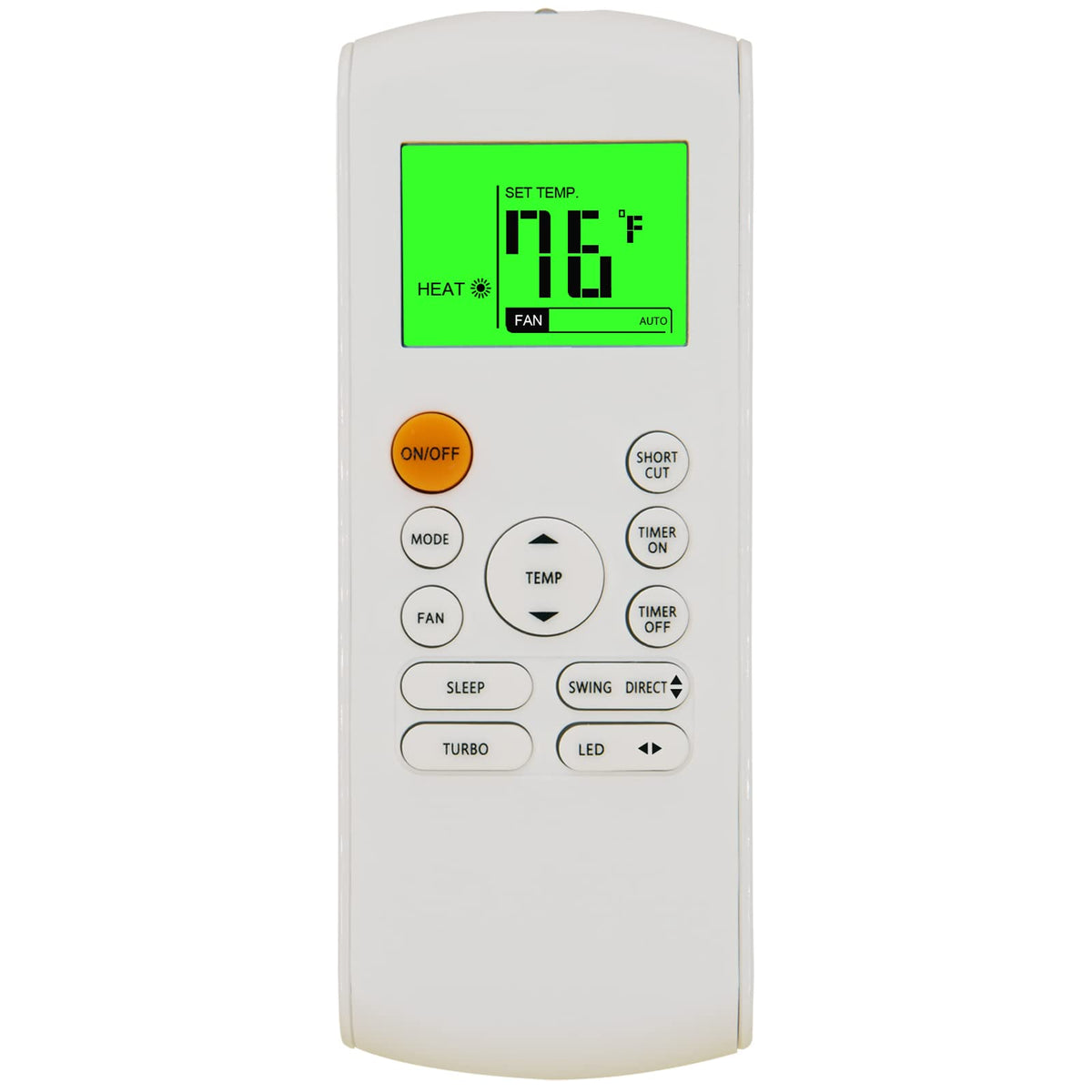 Replacement Remote Control For Midea Mrcool Frimec Klimaire Ac Air Conditioner Rg57B1/Bge Rg57B2/Bge Rg57B/Bge Rg57/Bge Rg57A/Bg
