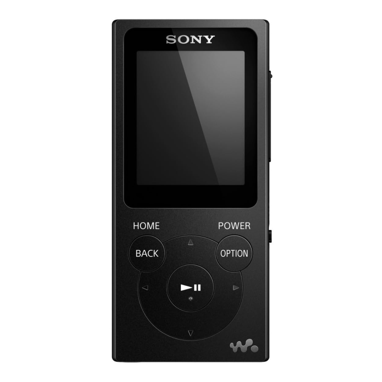 Sony NW E394 8GB Walkman Audio Player (Black) Bundle with Sony MDREX15LP Fashion Color EX Series Earbuds (Black) (2 Items)
