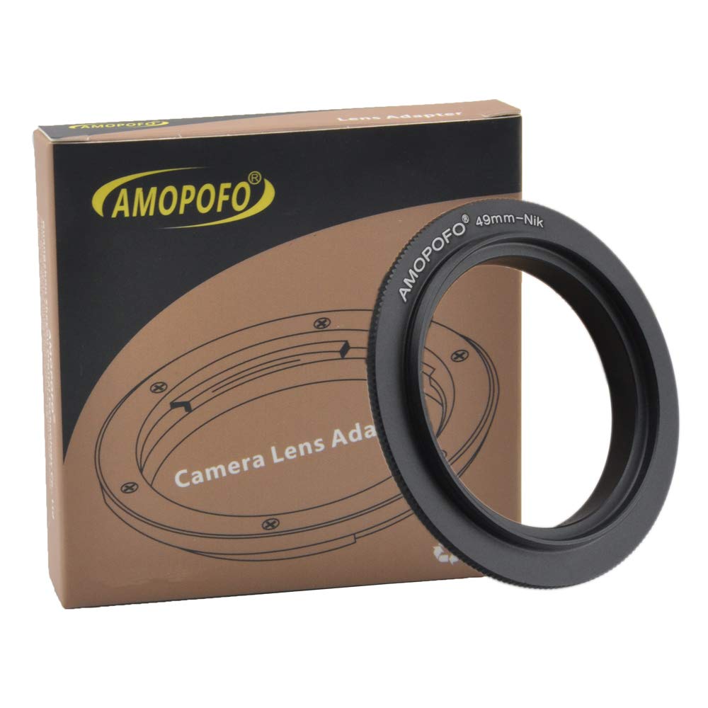 49Mm Macro Lens Reverse Ring Compatible With For Nik F D1,D1H,D4,D100,D200,D300,D300S,D700,D800,D70,D70S,D3100,D3200,D5000 Camera And With 49Mm Filter Thread Lens.Macro Shoot(49Mm Ai)