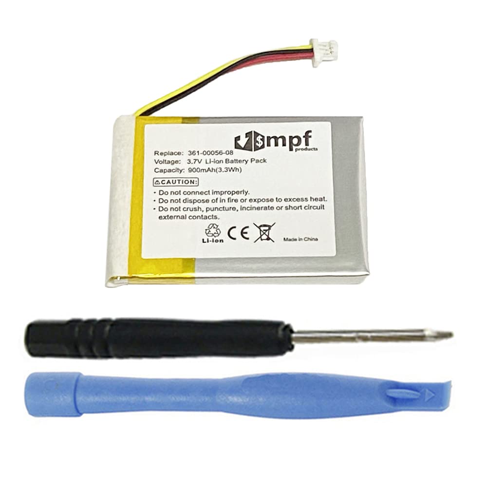 Mpf Products 900Mah Extended 361 00056 08 Battery Replacement Compatible With Garmin Drivesmart 5, Drivesmart 55, Drivesmart 61,