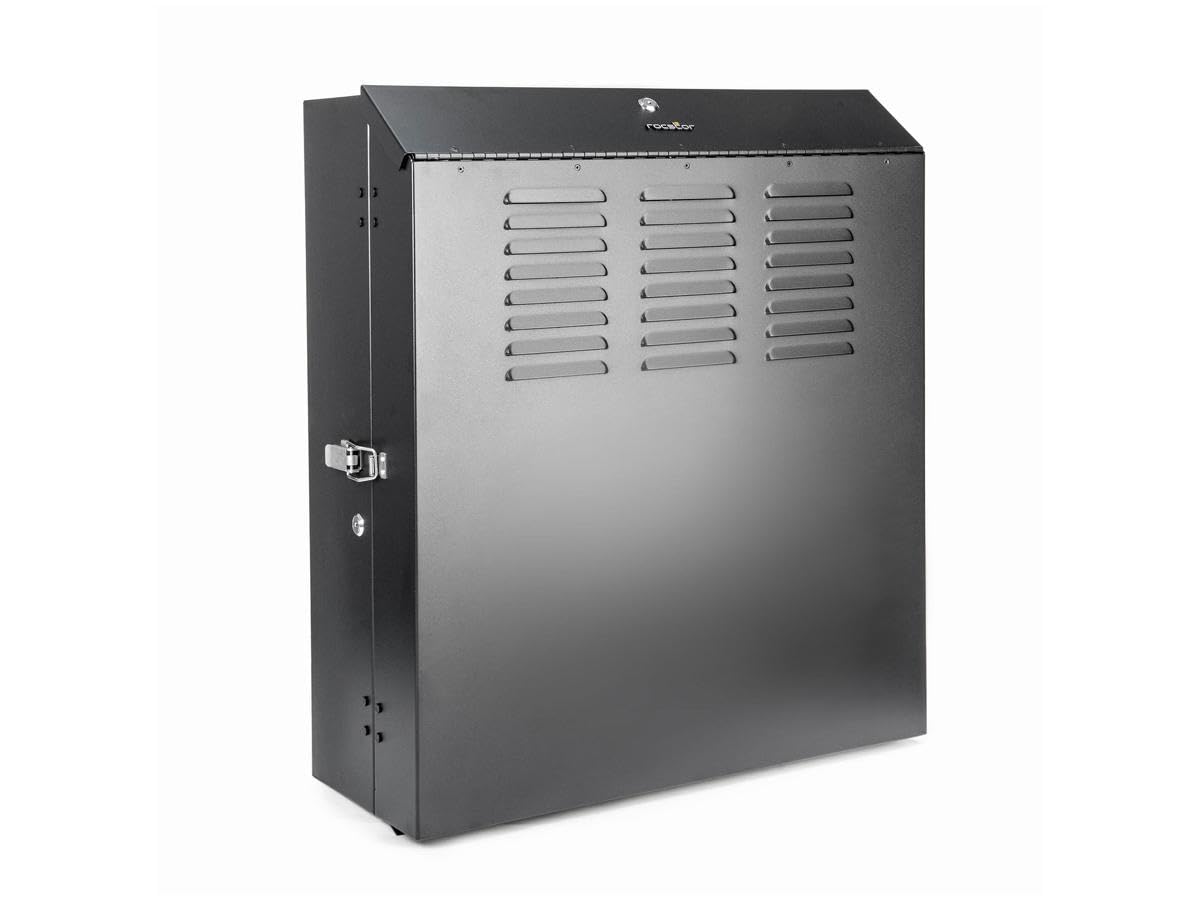 Solidrack 5U Low Profile Vertical Mount Switch-Depth Wall-Mount Rack Enclosure C