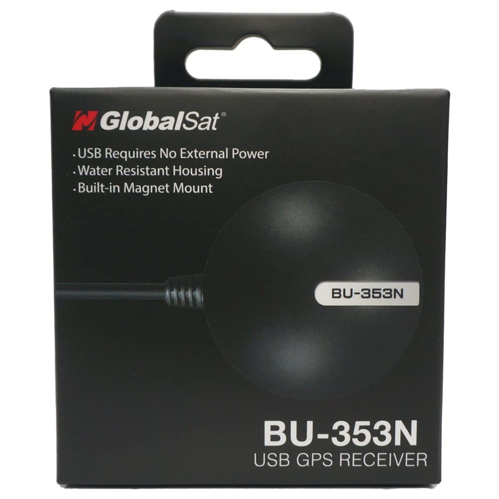 Globalsat Bu 353N Usb Gps Receiver, Black