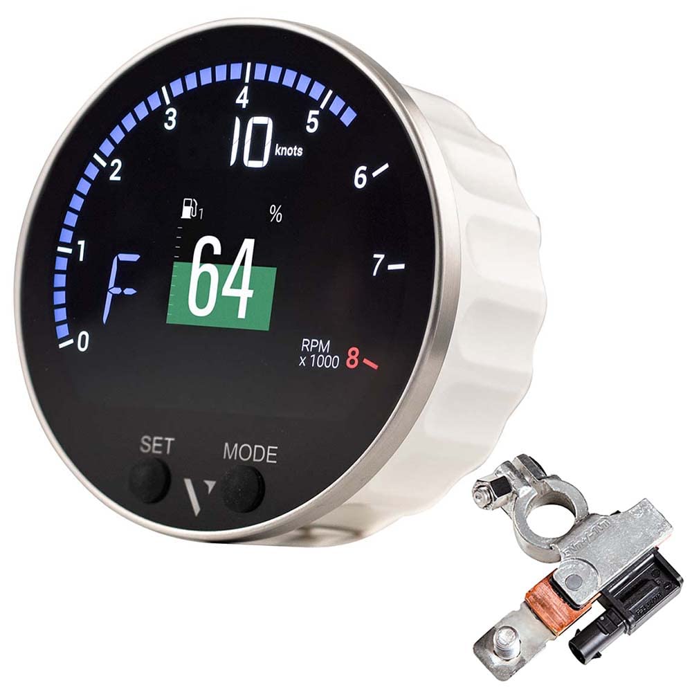 Veratron 85Mm (3-3/8'') Vmh-35 Multifunction Gauge W/Battery Sensor,WBAUVB0BL1PCSNL