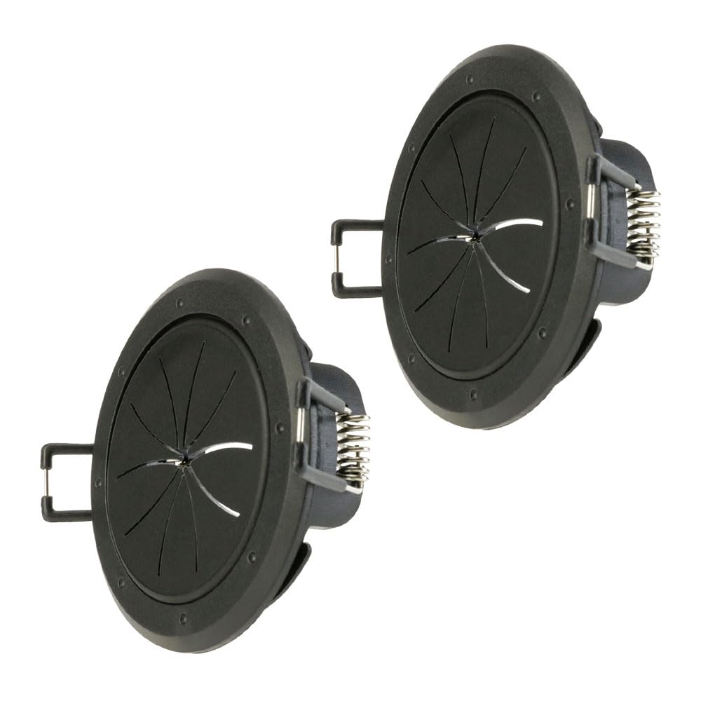 Construct Pro SpeedyZ Spring-Lock 2    Cable Pass Through Port (Black/Pair)