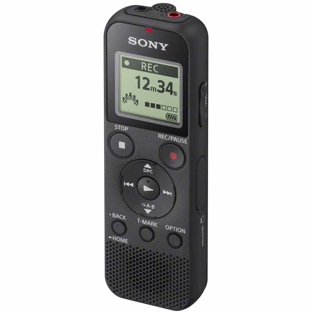 Sony Icd Px370 Mono Digital Voice Recorder With Built In Usb Voice Recorder,Black