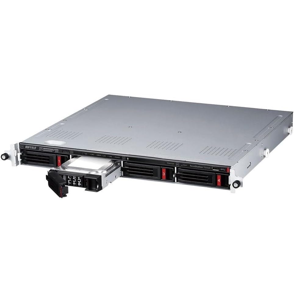 Buffalo Terastation 3420Rn 4 Bay Smb 48Tb (4X12Tb) Rackmount Nas W/Hard Drives Included Network Attached Storage