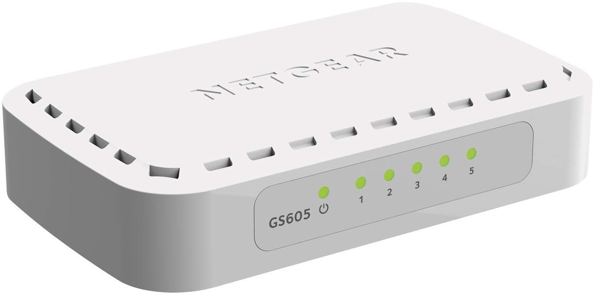 Netgear Gs605Na 5 Port Gigabit Ethernet Switch