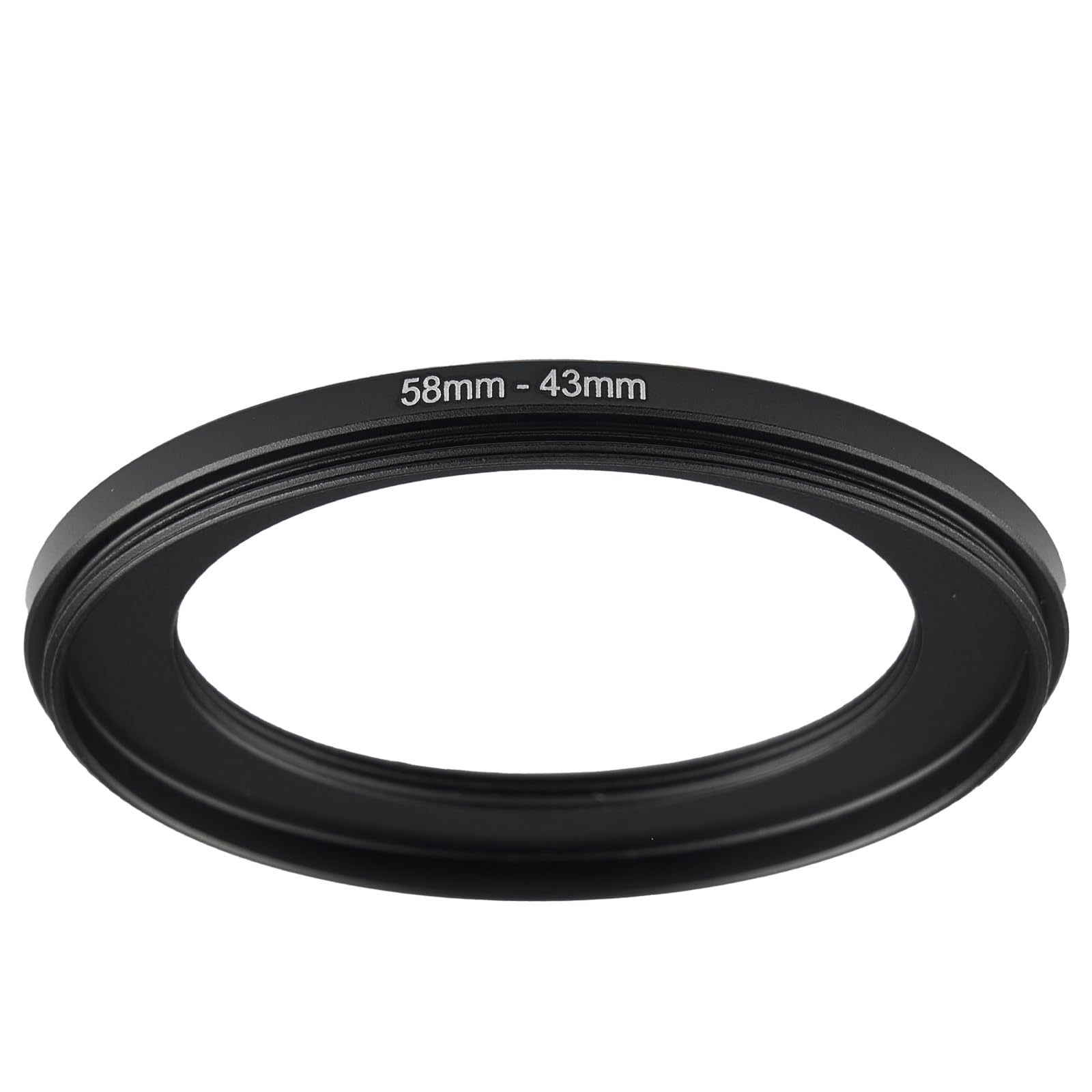 Gznly 58Mm To 43Mm Step Up Adapter Rings Filter Adapter Black Metal Step Down Filter Ring Adapter Compatible With All Brand Uv C