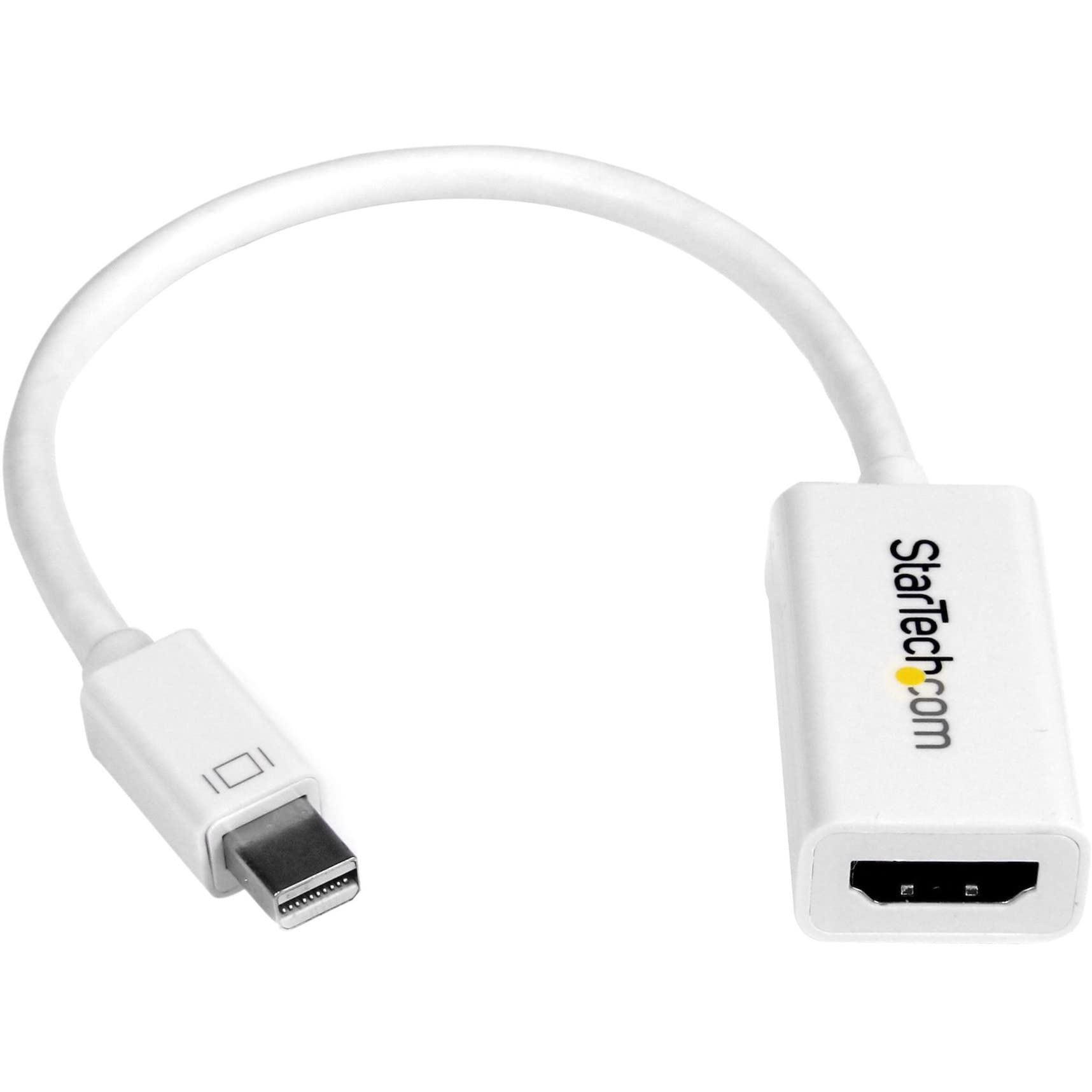Startech.Com Mini Displayport To Hdmi Adapter   Active Mdp To Hdmi Video Converter   4K 30Hz   Mini Dp Or 1/2 Mac/Pc To Hdmi Mon