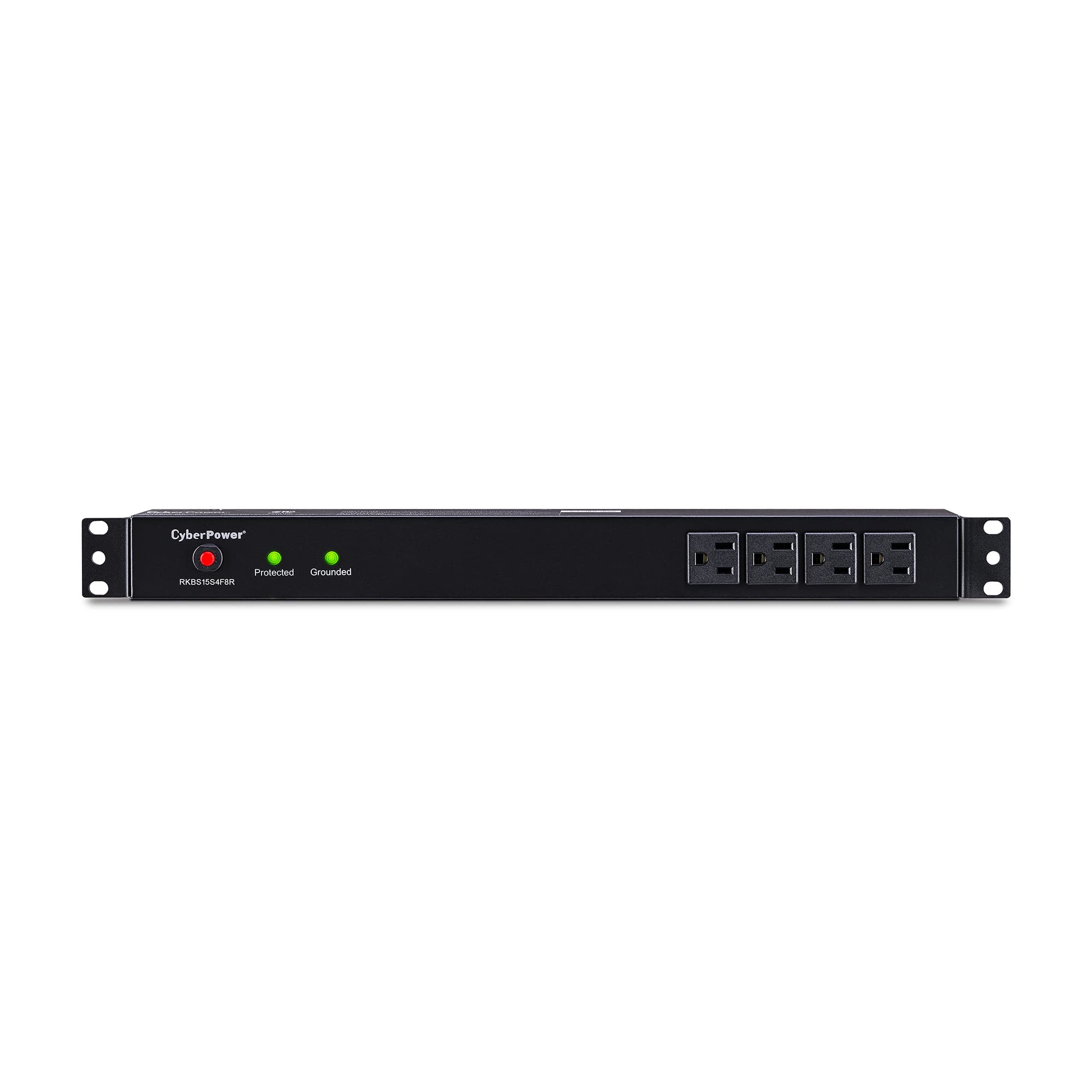 Cyberpower Rkbs15S4F8R Rackbar Surge Protector, 120V/15A, 12 Outlets, 15 Foot Power Cord, 1U Rackmount