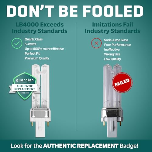 Germguardian Lb4000 Genuine Uv C Replacement Bulb For Ac4300Bptca, Ac4825, Ac4850Pt & Ac4900Ca Germ Guardian Air Purifiers