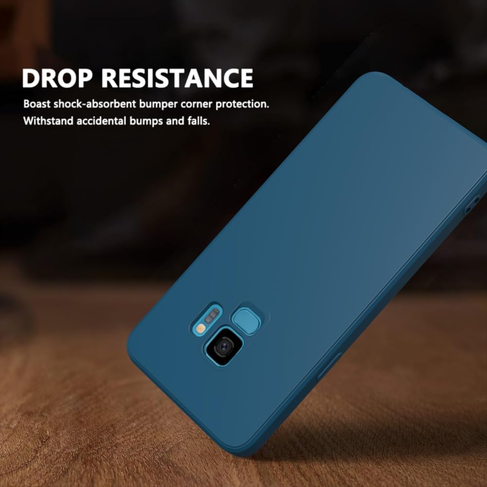 Wogroo For Samsung Galaxy S9 Plus Case Dark Blue, Scratch Resistant With Soft Touch, Slim Thin Phone Cover For Samsung Galaxy S9