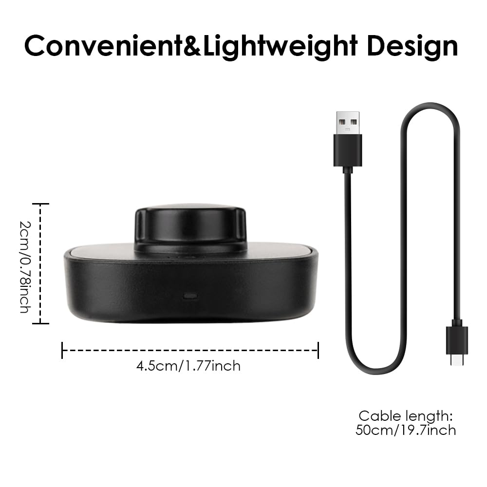Wonjoy Compatible With Oura Ring Gen3 Charger   Size 6, 7, 8, 9, 10, 11, 12, 13   Fast Charging Dock With Usb C Cable For Smart