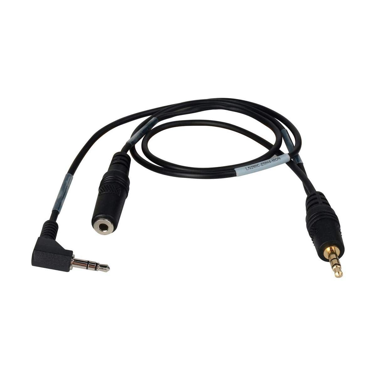 Sescom Ln2Mic Zmh4 Mon 3.5Mm Line To Mic 25Db Attenuation Cable For Zoom H4N With Headphone Monitoring Jack