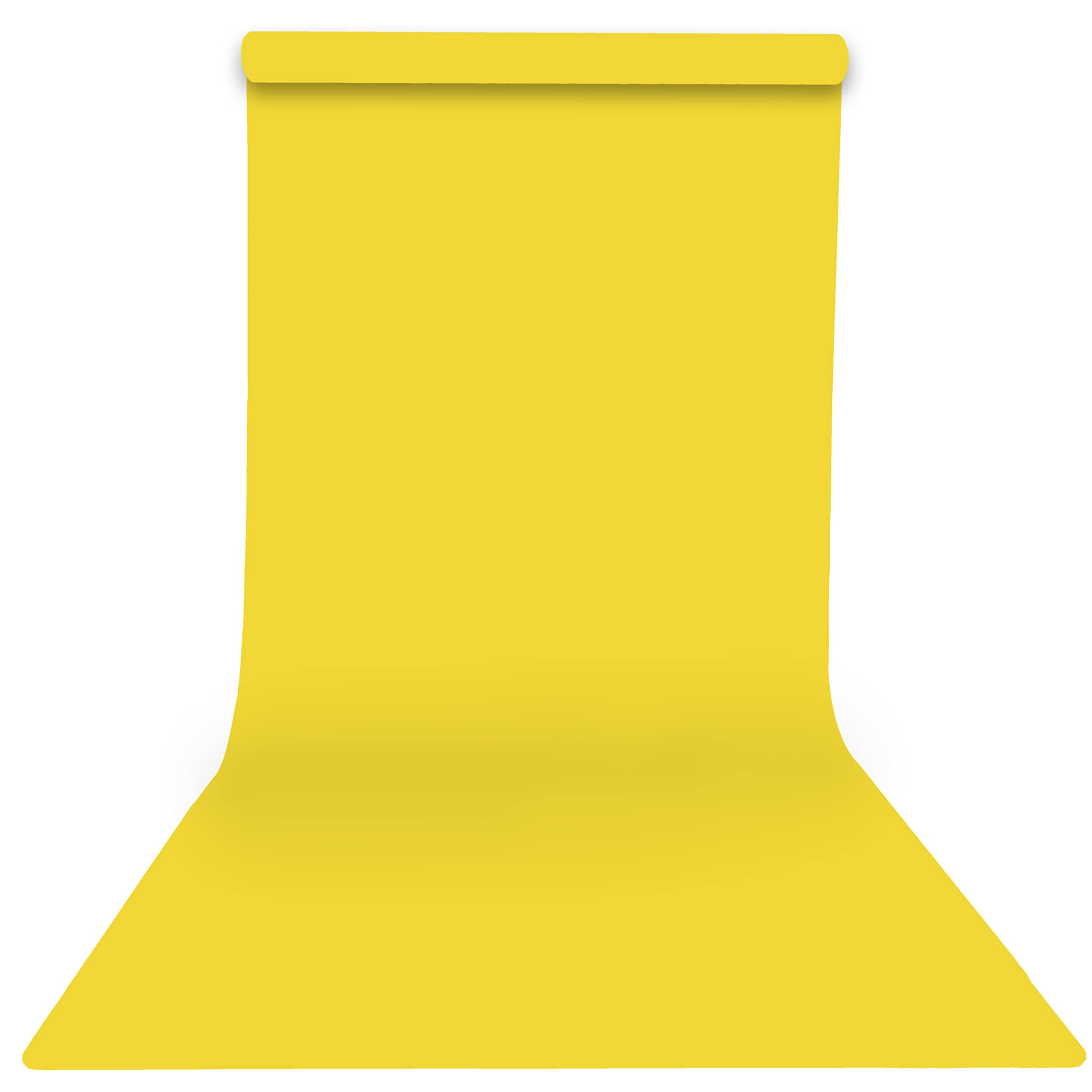 Yizhily Seamless Photography Photo Backdrop Background Paper Roll For Photoshoot 53 Inches Wide X 16 Feet Long, Forsythia Yellow