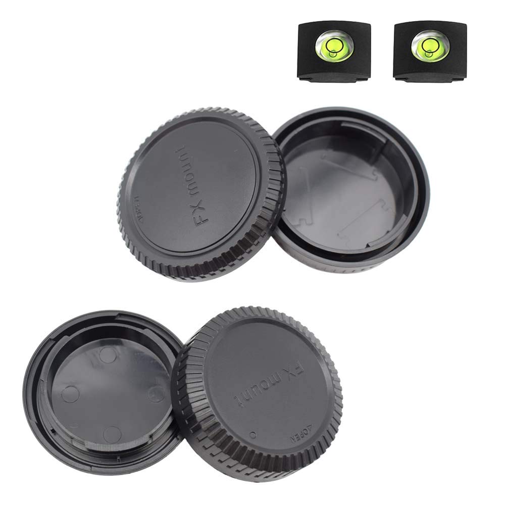 Fuji X Front Body Cap & Rear Lens Cap Cover For Fujifilm X T5 X T4 X T3 X T1 X T2 X S10 X T30 X T20 X T10 X H2 X H2S X H1 X T200