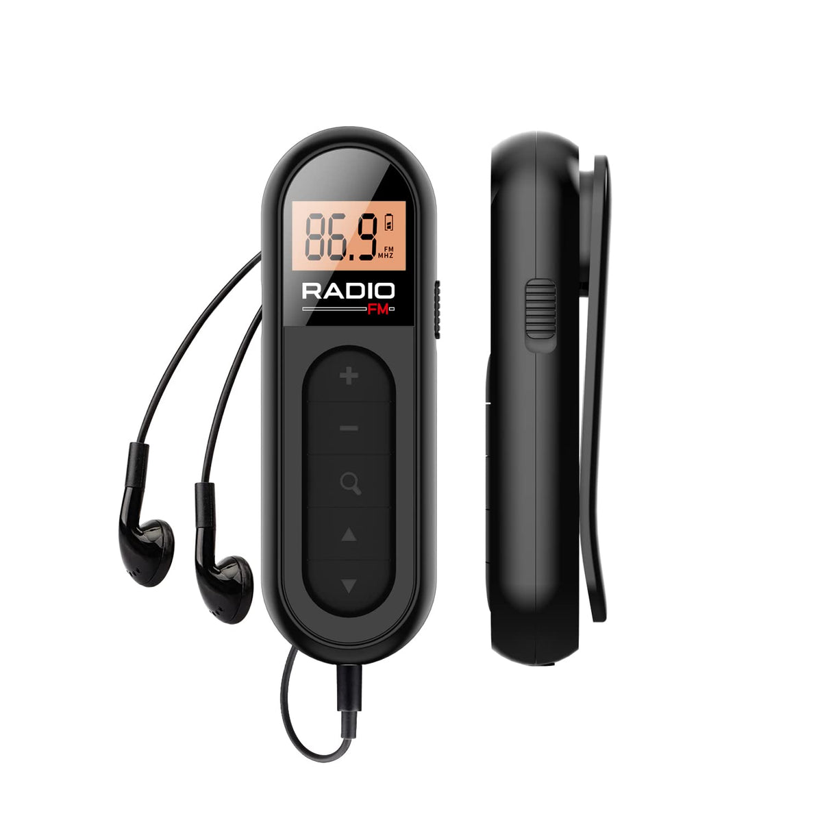 Umutoo Personal Pocket Radio Am/Fm Portable, Rechargeable Transistor Radio With Best Reception, Long Battery Life, Stereo Headph