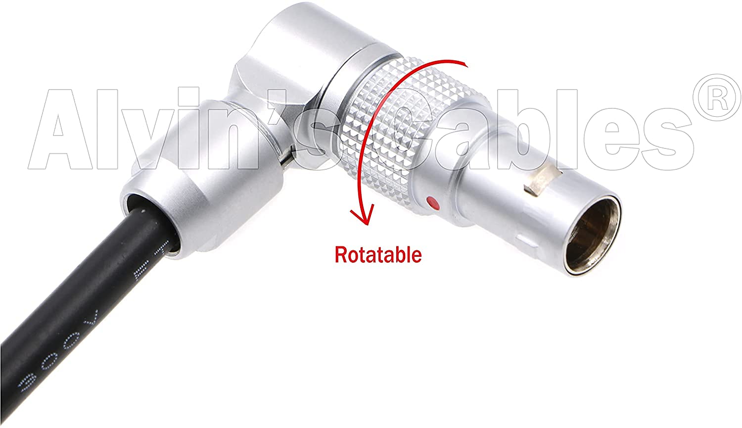 Teradek Bolt Wireless Power Cable For Smallhd 702 Bright Rotatable 2 Pin Right Angle To 2Pin Male Cord For Arri Alexa Camera Alv