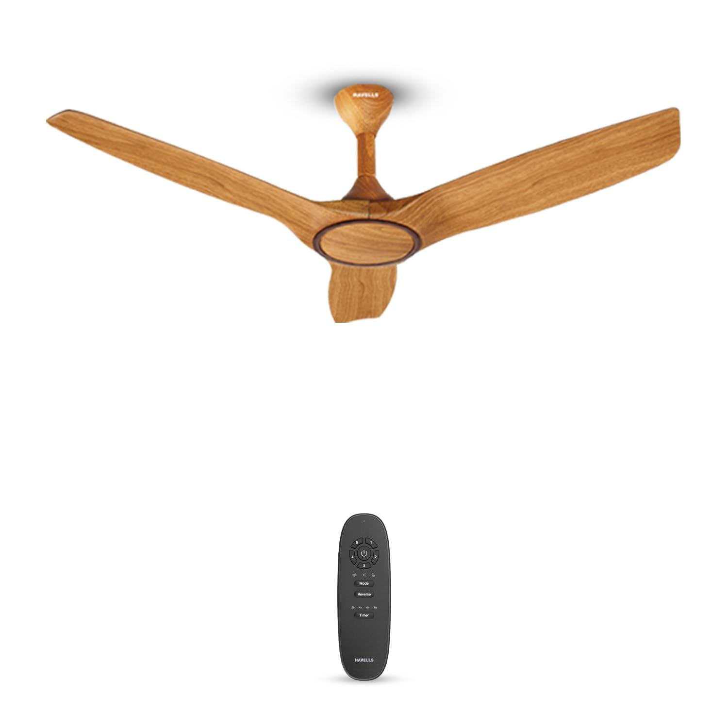 Havells Stealth Air Bldc Wood 1200Mm Premium Ceiling Fan With 100% Pure Copper|5 Star Rating |Remote Controlled |Watt: 40|Air Fl