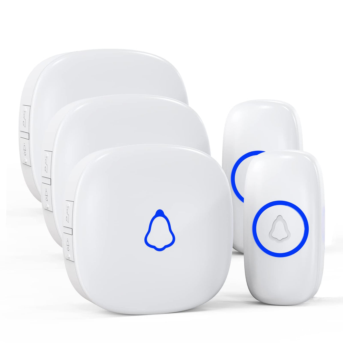 Wireless Doorbell, Remote Door Bell Ringer Wireless Long Range 1000Ft, Matt Finish, Secrui Wireless Doorbells For Home With 3 Pl