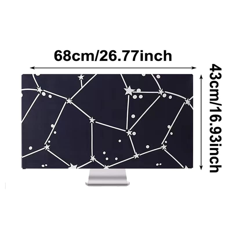 Alhbejt Monitor Dust Cover 26, 27, 28,29 Inch Anti Static Dustproof Protective Cover For Lcd/Led/Hd Panel Case Computer Sleeve C