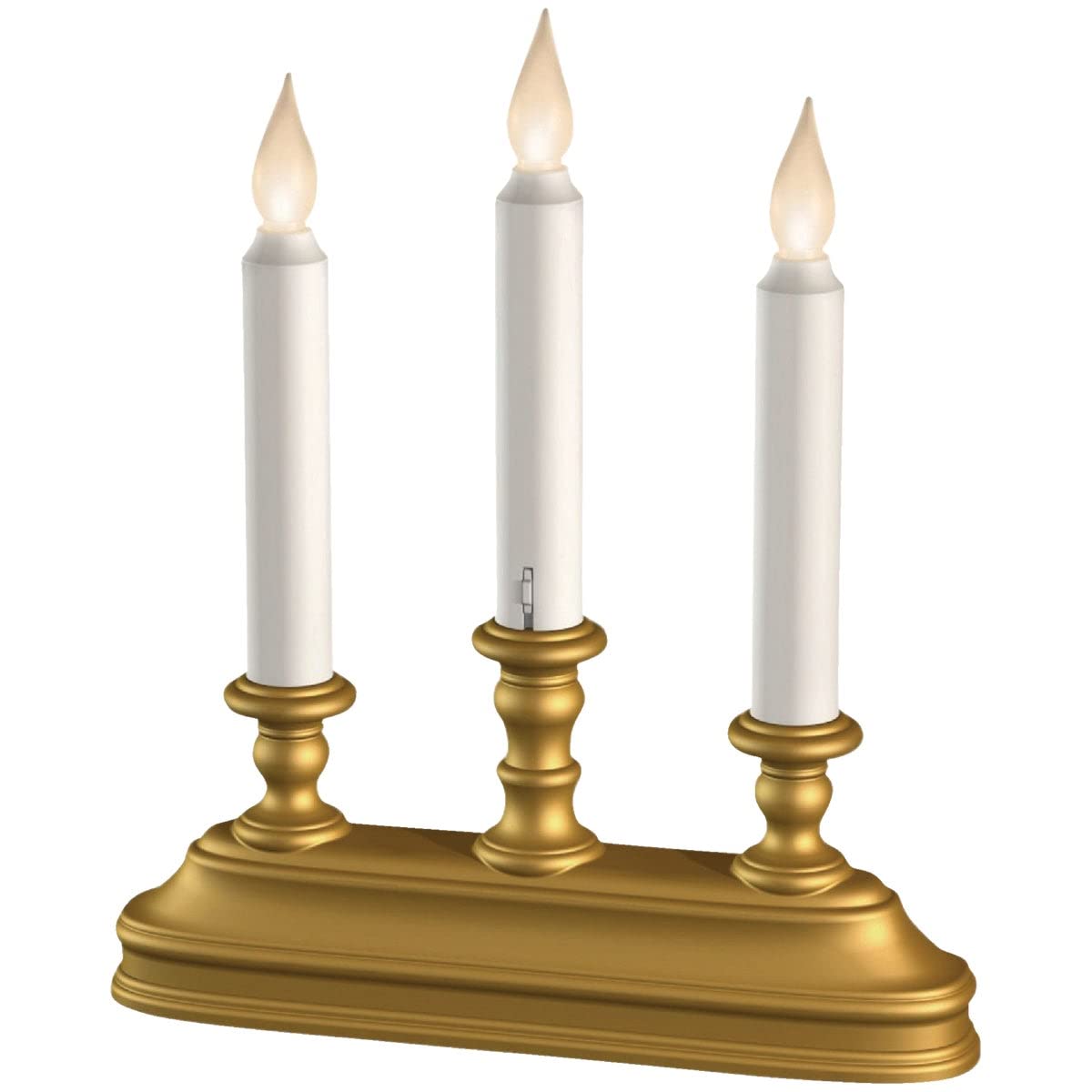 Xodus Innovations FPC1330B Battery Operated 10 Window Candles withNew Hot Spot Technology and Tilt to Change Flame Color and Dus