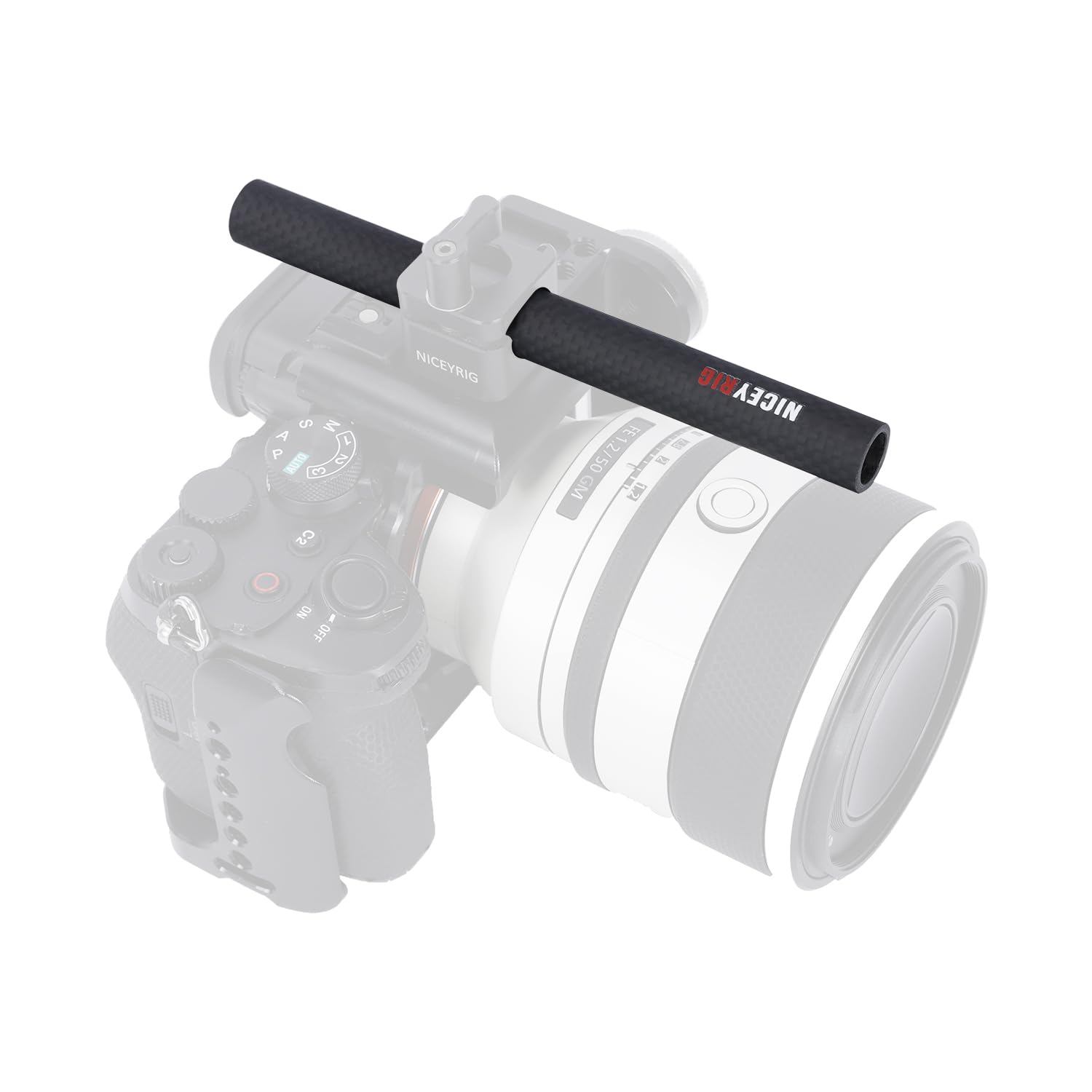 Niceyrig 6 Inch 15Mm Rod Carbon Fiber Standard For 15Mm Lens Support, Matte Box, Cage Rig, Camera Riser Rod Rail System - 562