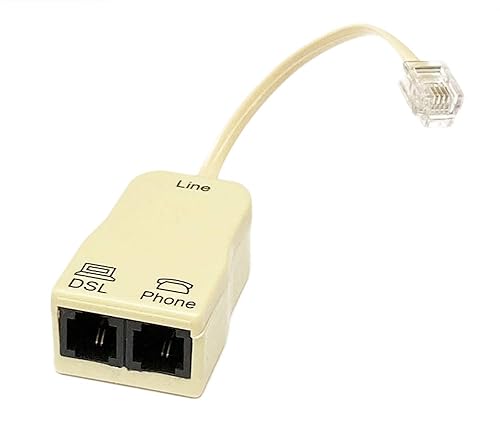Imbaprice In Line Dsl Splitter W/Noise Filter For Phone Line