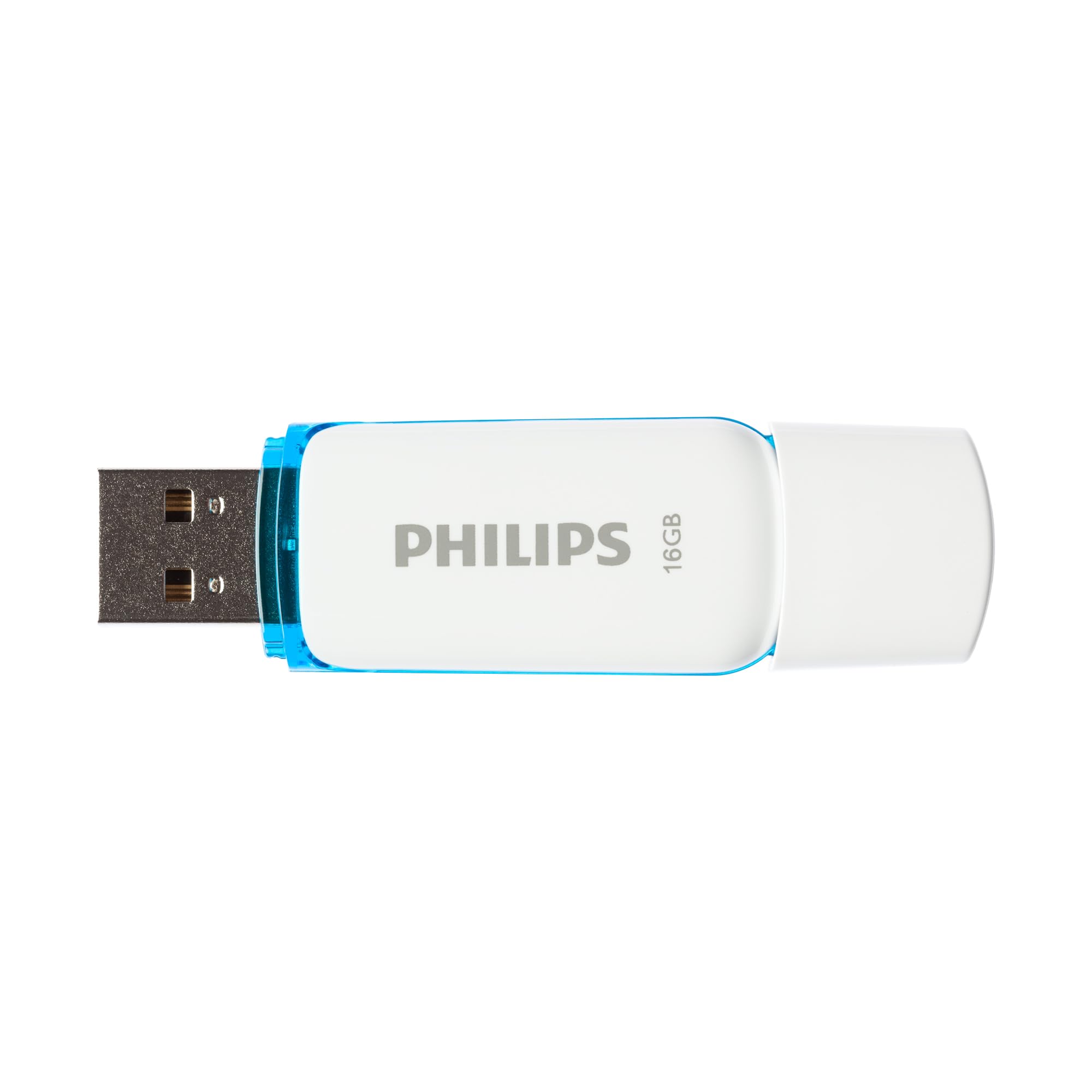 Philips 16Gb Flash Drive, Snow Edition Usb 2.0   White/Blue