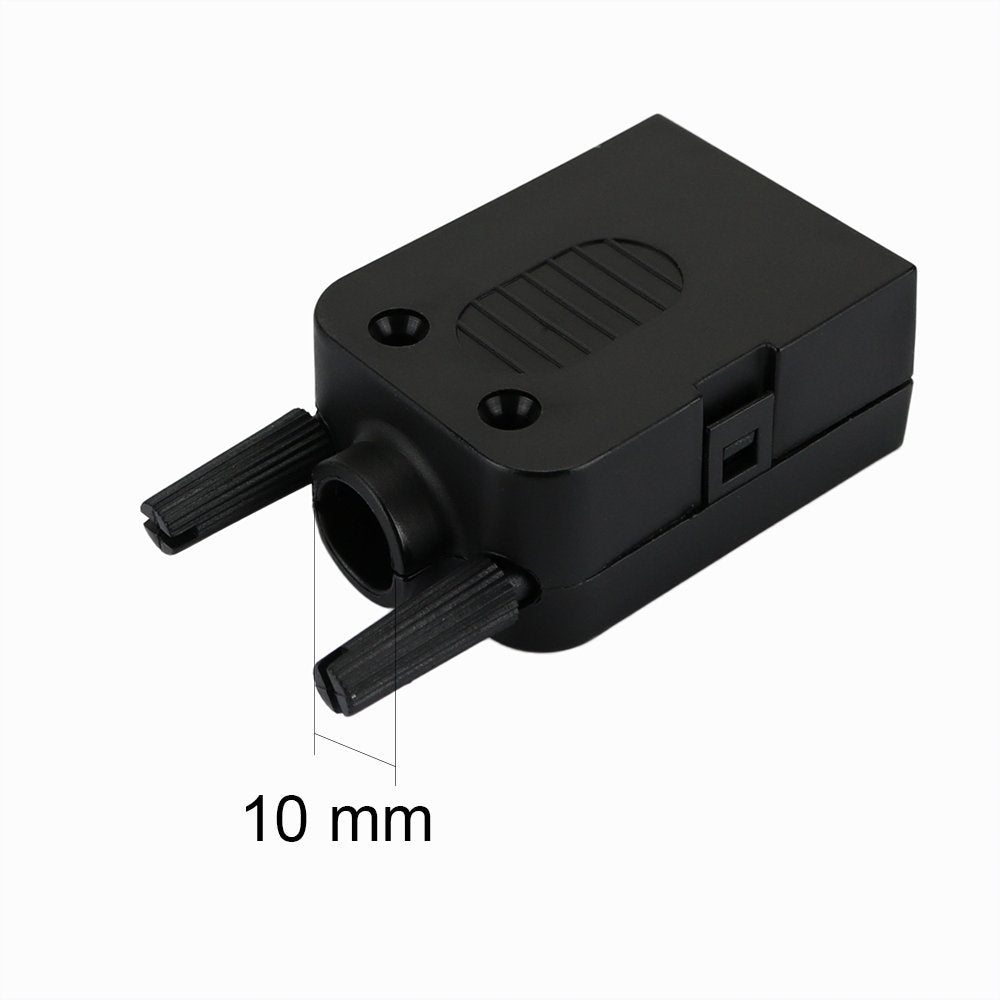Twinklebay Db9 Connector To Wiring Terminal Rs232 Serial Port Breakout Board Solder-Free (Male Adapter With Case X1, Female Adap