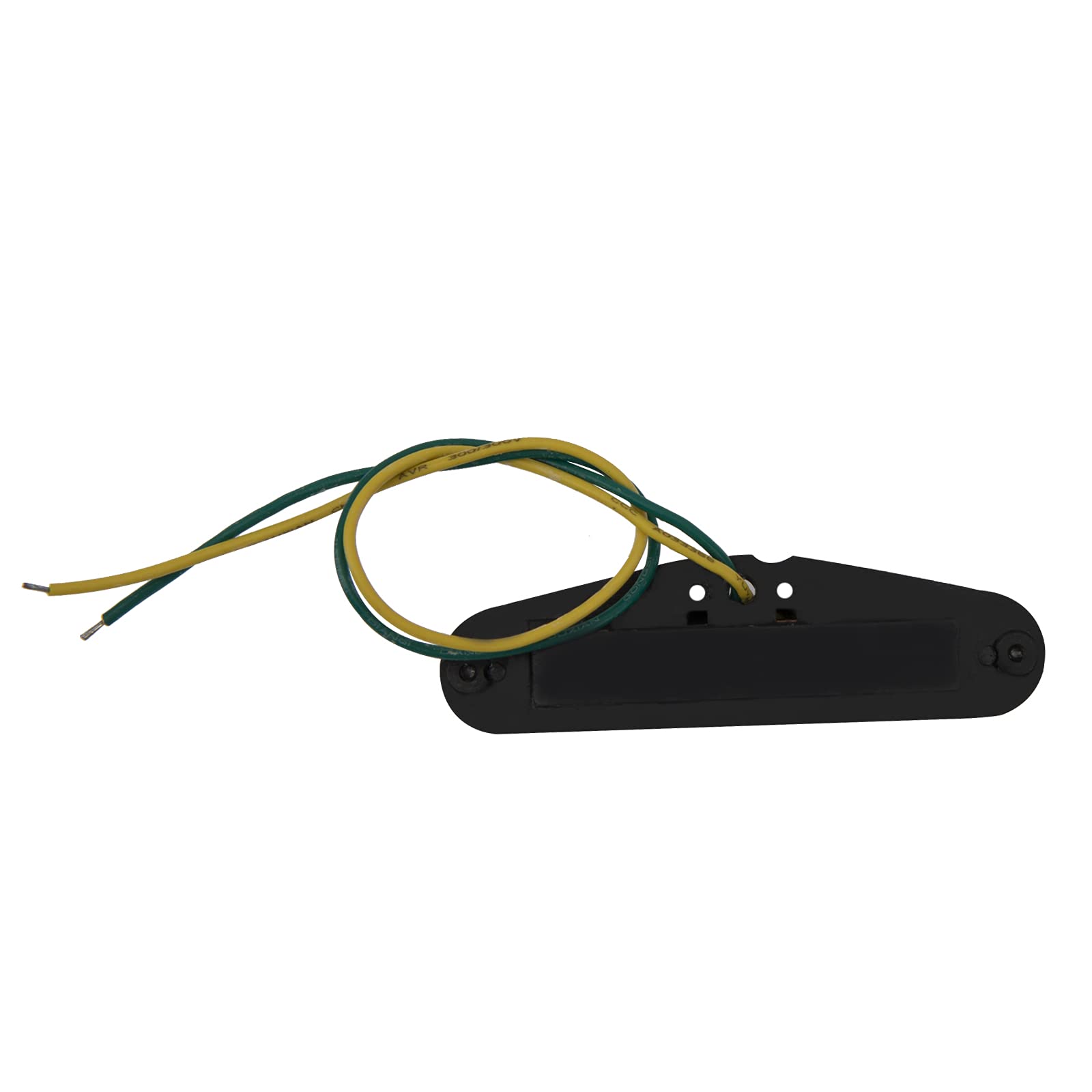 2Pcs Yootones Electric Guitar Single Coil Sound Pickup Audio Transducer Compatible With St Guitar Replacement Part (Black)