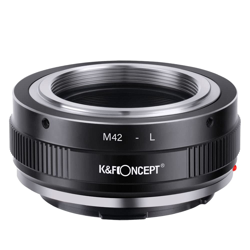 K&F Concept Lens Mount Adapter M42 L Manual Focus Compatible With M42 Lens To L Mount Camera Body