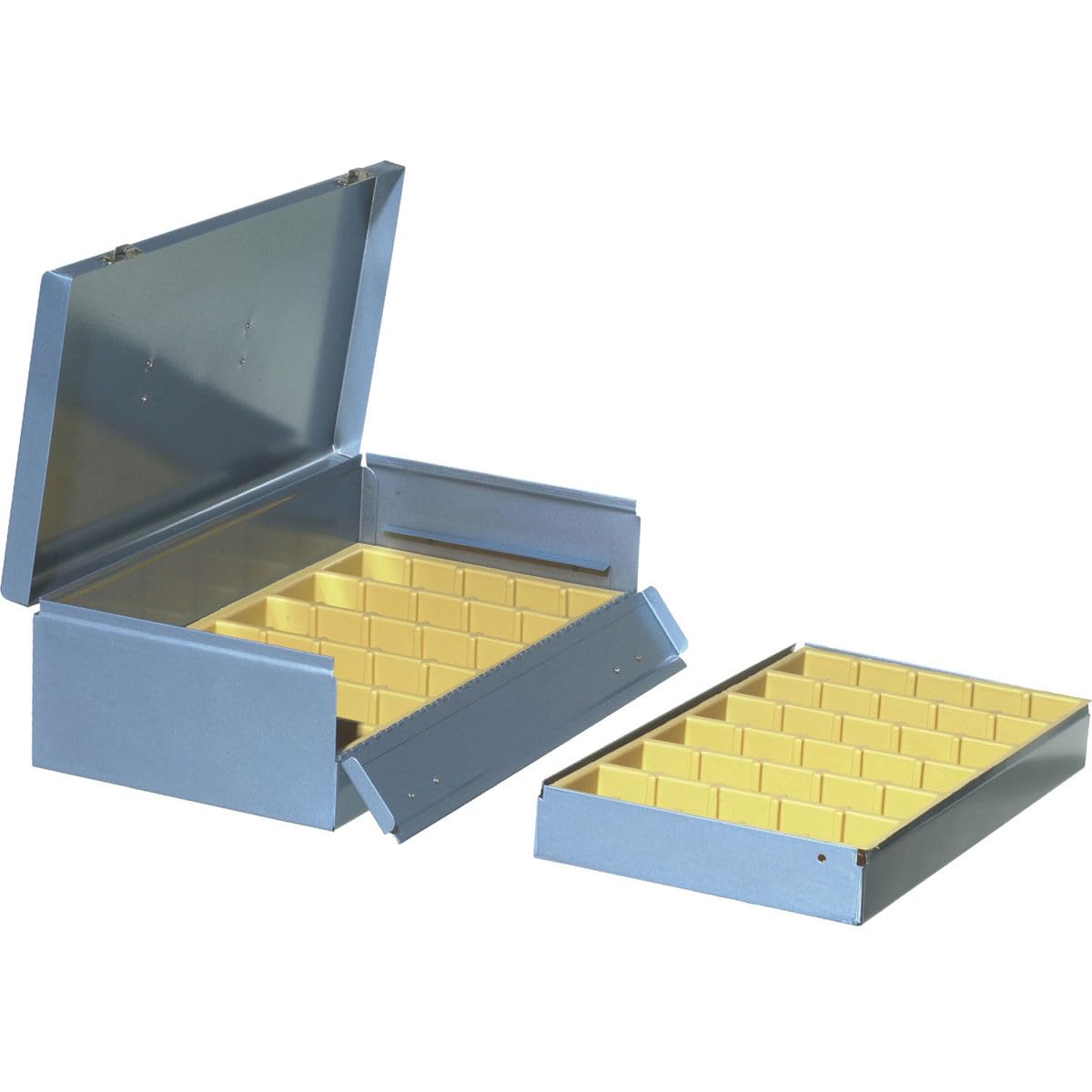 Logan Electric Slide File, Archival Double Decker Metal Storage Box Holds 1500 2x2 Mounted Slides in Groups