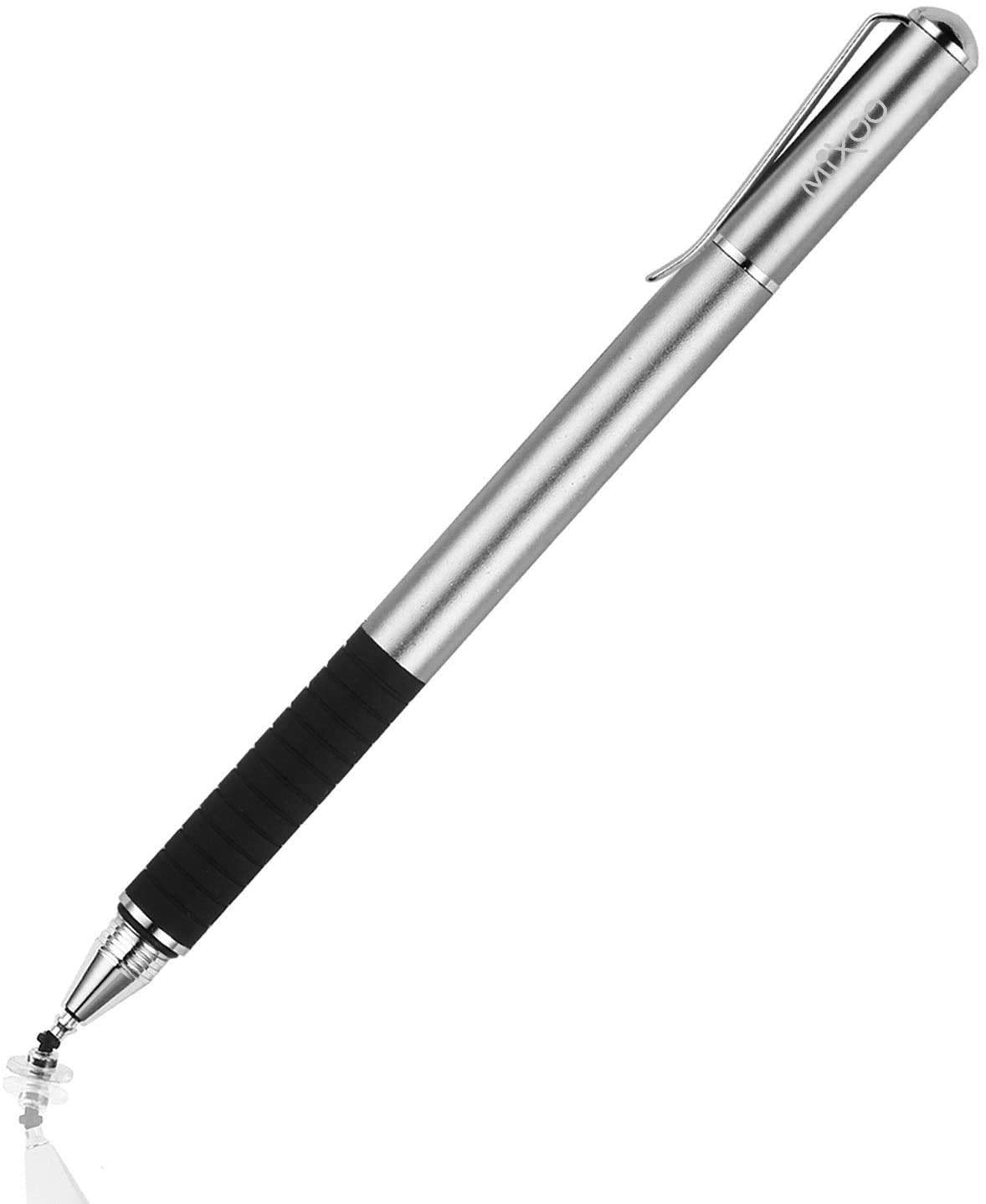 Mixoo Smart Pen,Disc & Fiber Tip 2 In1 Series,Capacitive Stylus Tip,High Sensitivity & Precision,Stylus Pens For Touch Screens (