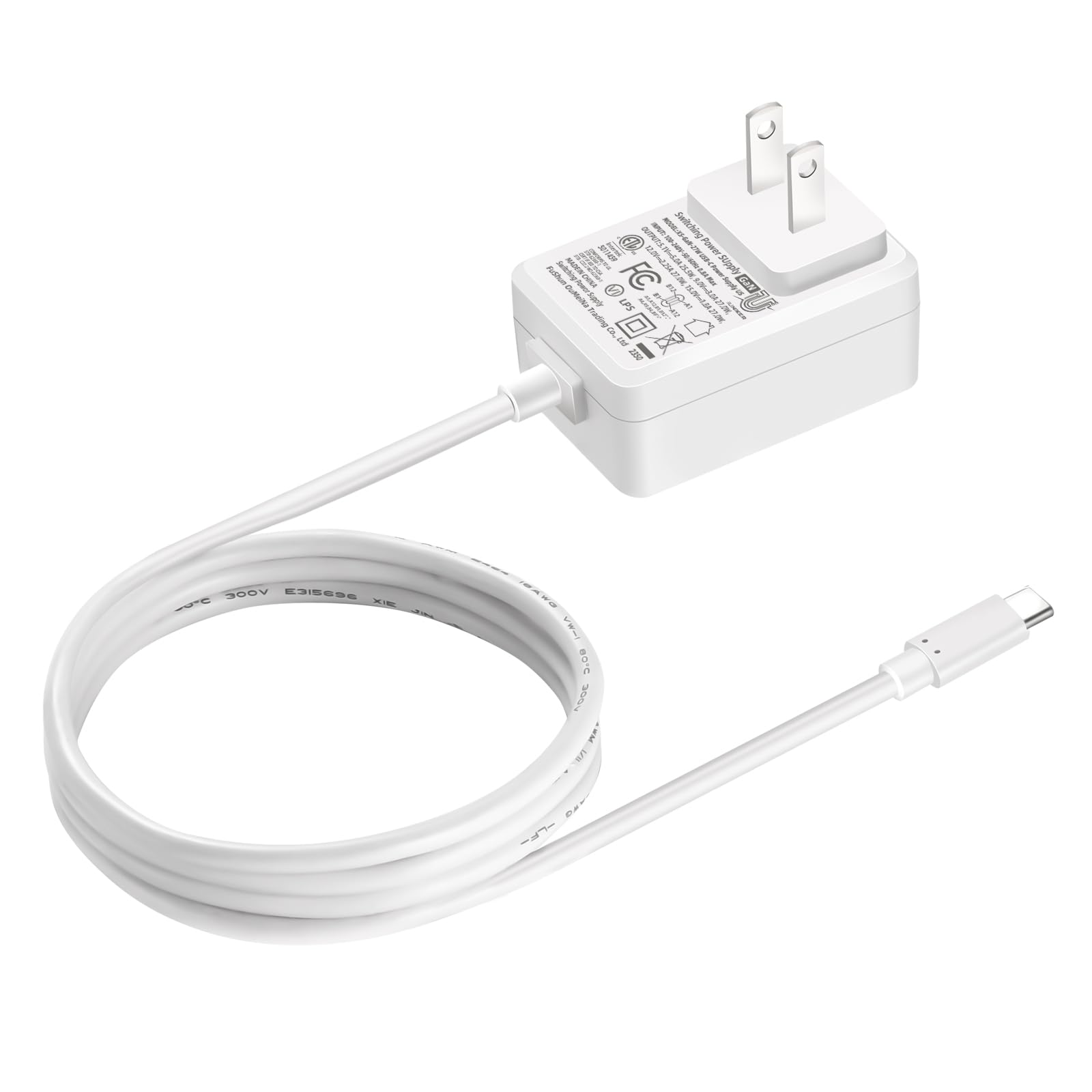 [Gan Pd 27W] Iuniker Power Supply For Raspberry Pi 5, 5.1V 5A 27W Pd Power Supply Usb C Power Supply For Raspberry Pi For Raspbe