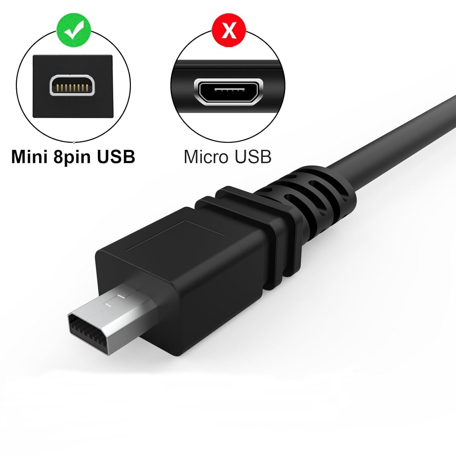 Replacement Uc E6 Usb Cable Photo Transfer Cord Compatible With Nikon Dslr D3200 D3300 D750 D5300 D7200 Coolpix L340 L32 A10 P52