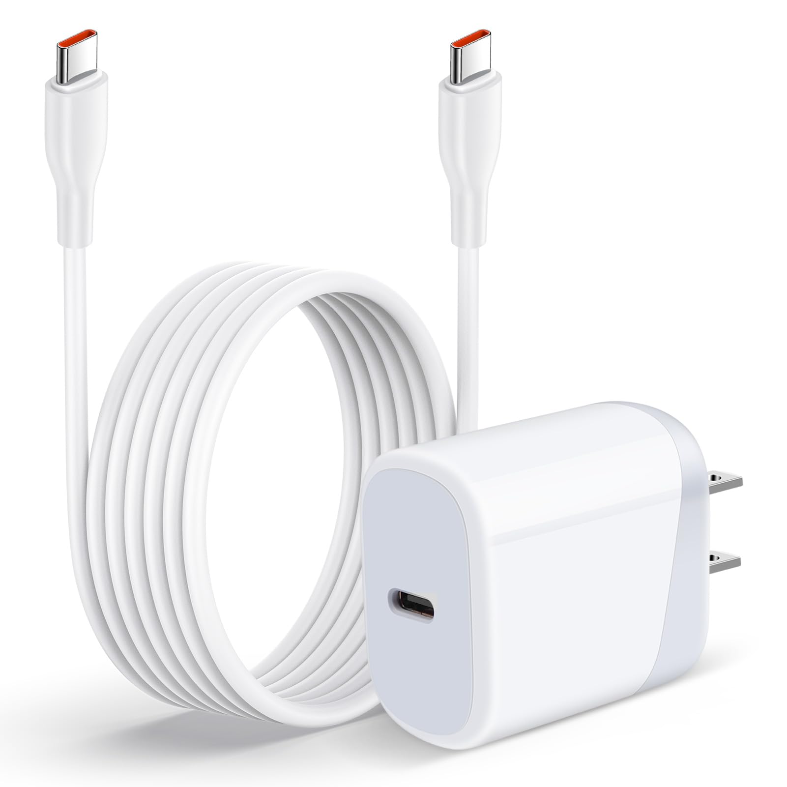 Fast Iphone 16 Charger For Iphone 16 Pro Max/16 Pro/16 Plus/16/15,Ipad Pro Air Mini,Usb C Block Charger For Google Pixel 9 Pro F