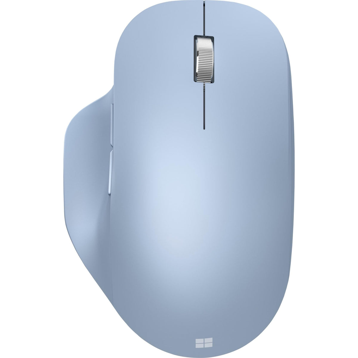 Microsoft Bluetooth Ergonomic Mouse   Pastel Blue   With Thumb Rest, Precise Tracking, And Customizable Buttons