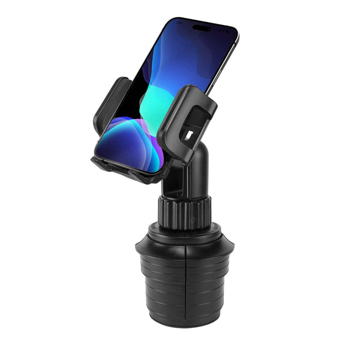 Car Cup Holder Phone Mount, Phone Holder Mount Cradle Universal Adjustable Compatible For Apple Iphone, Samsung Galaxy, Moto, Go