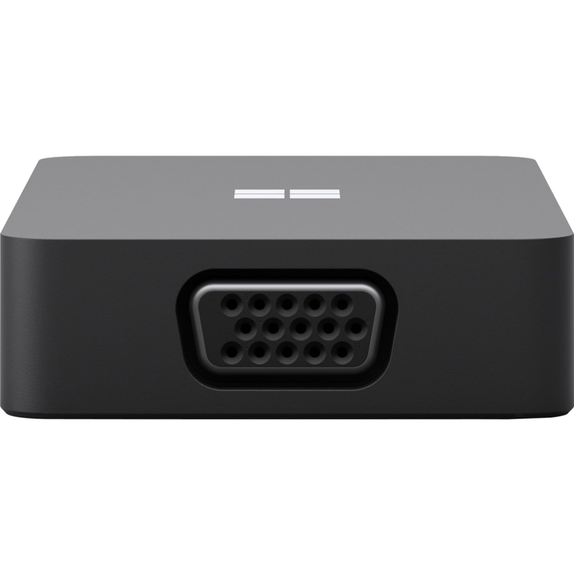Microsoft USB-C Travel Hub SWV-00001 Multiport Adapter with VGA USB Ethernet HDMI Ports Black Plastic