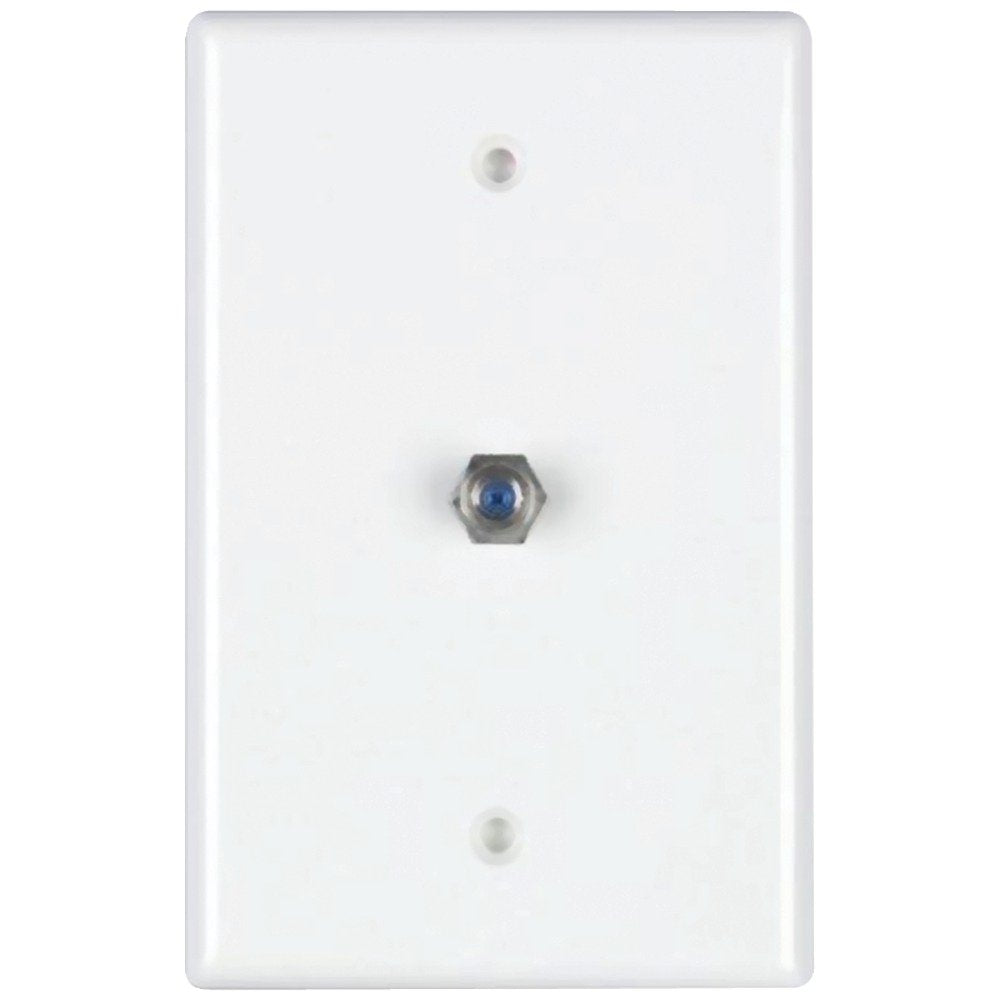 Datacomm Electronics 32 2024 Wh 2.4 Ghz Coax Wall Plate   White