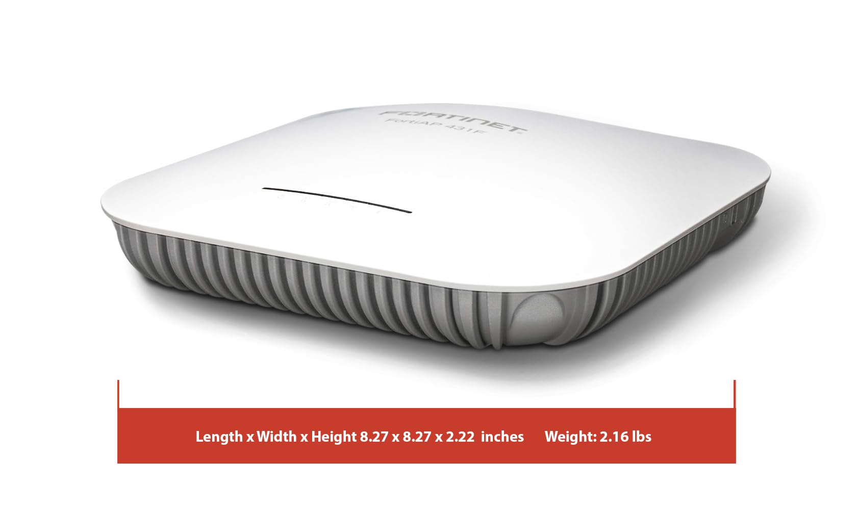 Fortinet Fortiap 431F | 4X4 Wi Fi 6 (802.11Ax), Indoor Wireless Ap: Tri Radio, Internal Antenna, 1 X 2.5 Ge & 1 X Ge Rj45 Ports