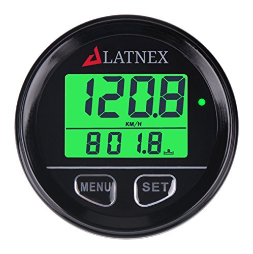 Latnex Sp-Gps95 Universal Digital Gps Speedometer Waterproof. Displays Speed(Mph/Kmh), Distance Traveled And Time - Suitable For