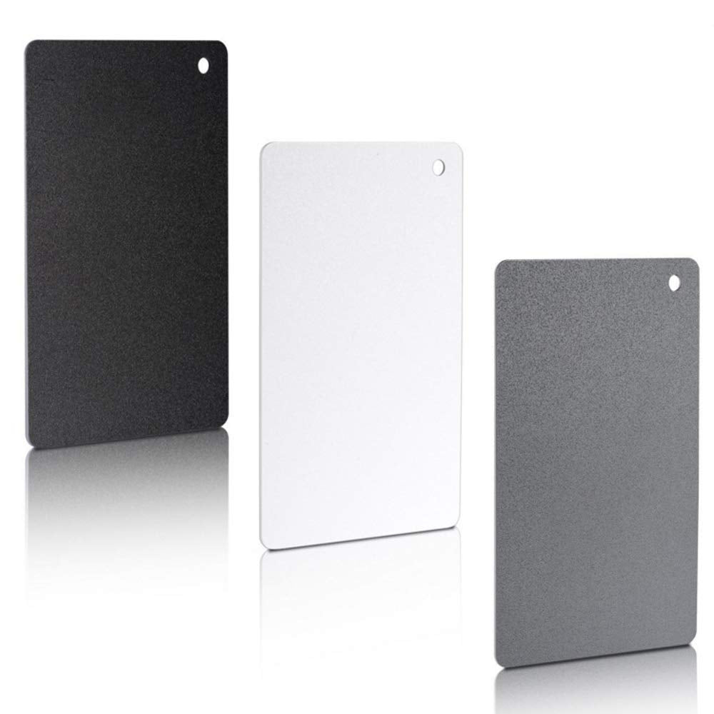 Grey Card White Balance Card 18% Exposure Photography Card Custom Color Calibration Dslr/Slr/Evil Camera Checker For Digital Pho