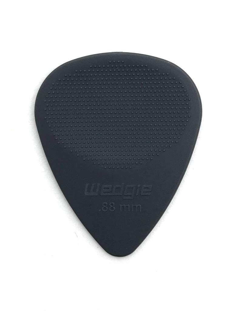 Wedgie Wnpp88 Nylon Xt Textured Guitar Picks .88Mm Dark Grey, 12 Pack