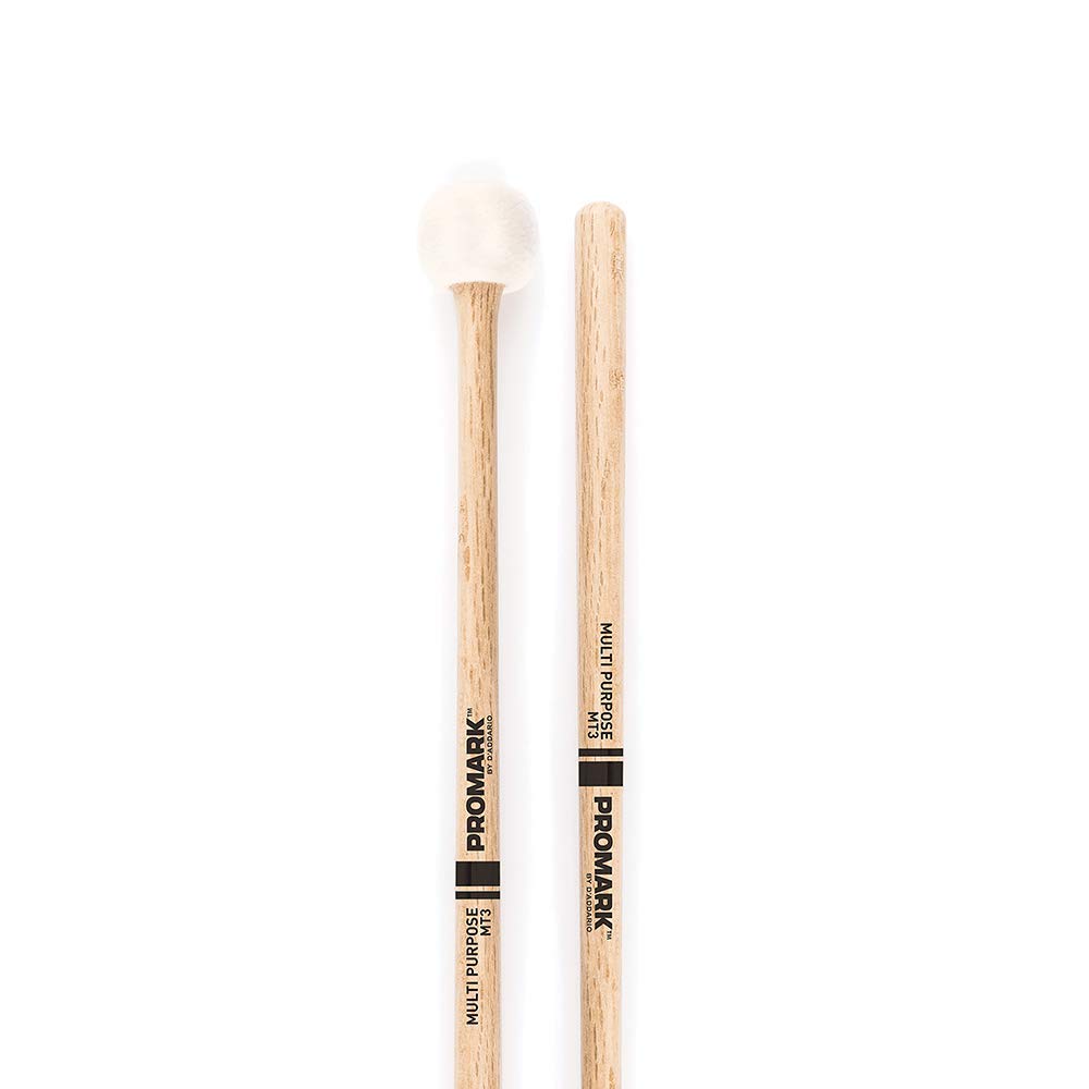 Pro Mark Promark Drum Mallet   Multi Purpose Felt Mallet   Soft Felt   For Use With Timpani, Concert Toms And Cymbals   Shira Ka