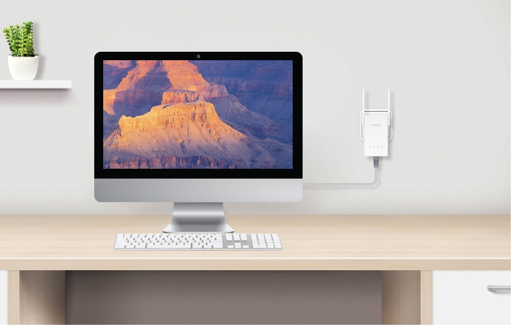 Tp Link Ac750 Dual Band Wi Fi Range Extender W/ Gigabit Ethernet Port (Re210),White